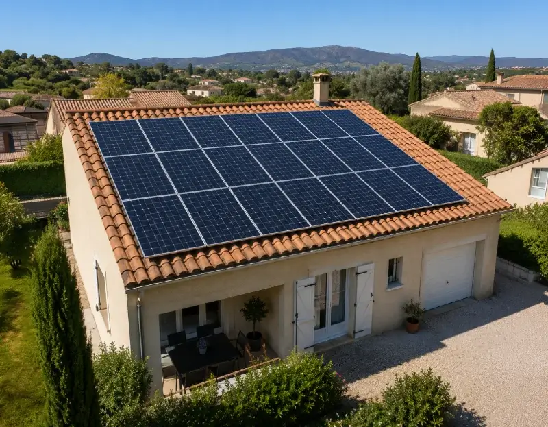 Prime à l'autoconsommation panneaux solaires Lattes — aide financière de l'État